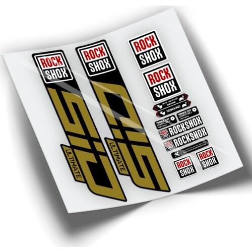 Pegatinas hairpin clip ROCKSHOX SID ULTIMATE 2021 COLORES WP342 STICKERS