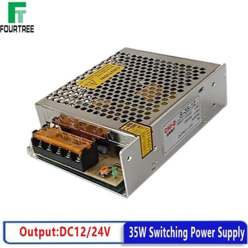 Switching Power Supply Light Transformer 35W AC 110V 220V To DC 12V/3A 24V/1.5A Power Supply Source Adapter S-35-12 S-35-24