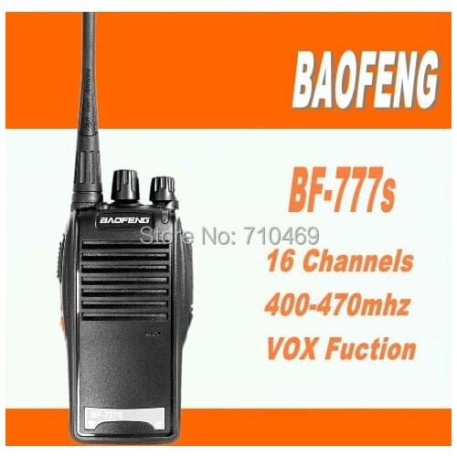 DHL FreeShip+10pcs Hotsale Midland Two-Way Radio baofeng BF-777s Headheld uhf frequency 400-470mhz talkie walkie similar bf888s