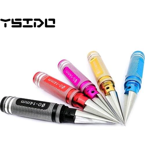 Random Color 0-14mm Driver Universal Expanding Hole Opener Reamer DIY Tool For RC Hell Car Model Body Woodworking Random color