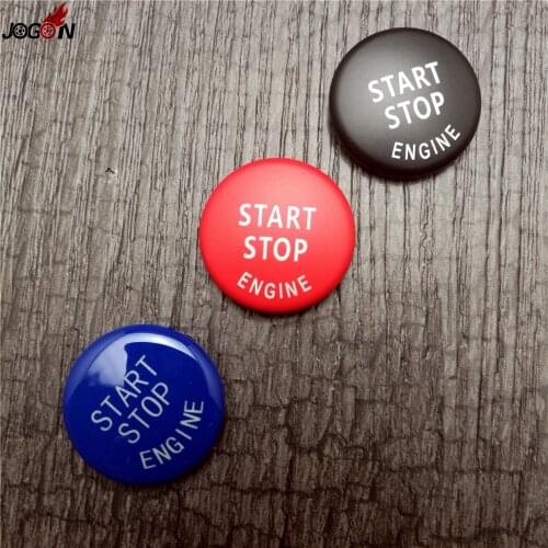 Engine Start Stop Push Switch Button Cover Trim Lid Sticker For BMW E90 E92 E93 E60 E84 E83 E70 E71 3 5 Series X1 X3 X5 X6