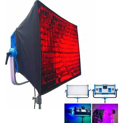 Yidoblo AI-3000C 300W 30000LM RGBW LED Panel Light Photography Camcorder Video Light Kit with SoftBOX Film Camera Lighting