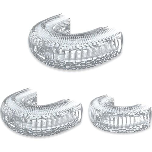 U Shaped Ultrasonic Electric Toothbrush Replacement Heads, for U-Type Automatic Toothbrush, Food Grade Silicone