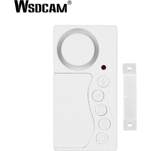 Wsdcam Door and Window Security Alarm Wireless Time Delay Alarm System Magnetic Triggered Door Open Chime for DIY Home Security
