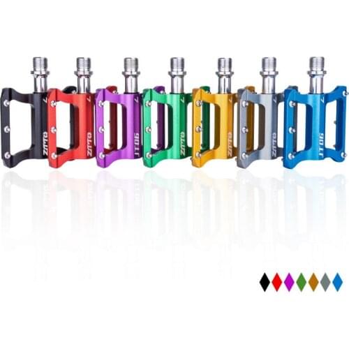 ZTTO Bicycle Pedal Aluminum Alloy Mountain Bike Bicycle Road Bike Folding Bike Universal Pedal Color Pedal Bicycle Parts Pedal