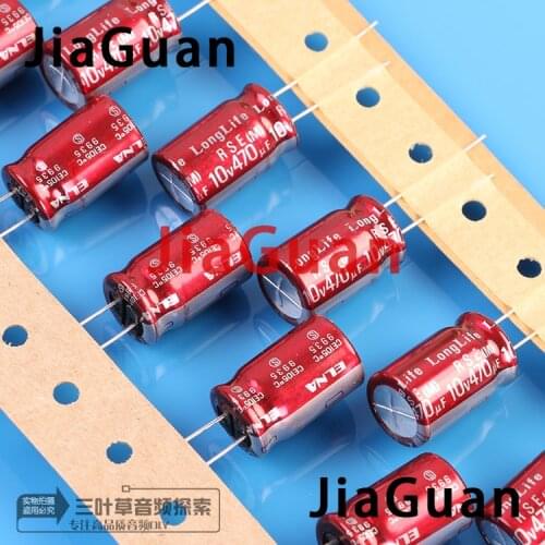 10pcs NEW ELNA Long Life RSE 10V470UF 12.5X20MM 470UF/10V audio electrolytic capacitor longlife 470UF 10V DAC filter capacitor