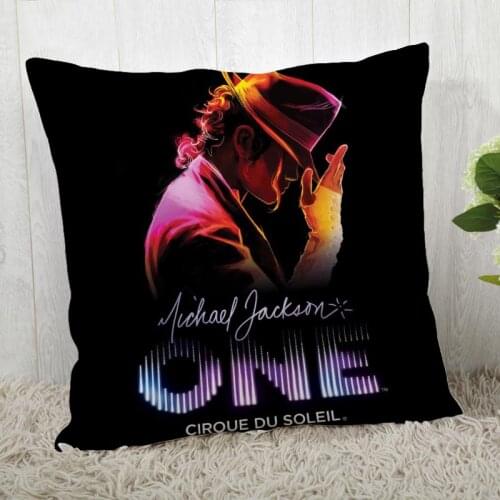 45X45cm,40X40cm(one sides) Pillow Case Modern Home Decorative Michael Jackson Pillowcase For Living Room Pillow Cover