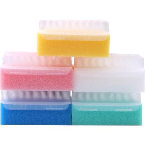 5pcs/pack Children Sensory Brush Baby Bath Sponge Brush Surgical Hands Denture Cleaning Brush Sterile Sponge Scrub Bristle Brush