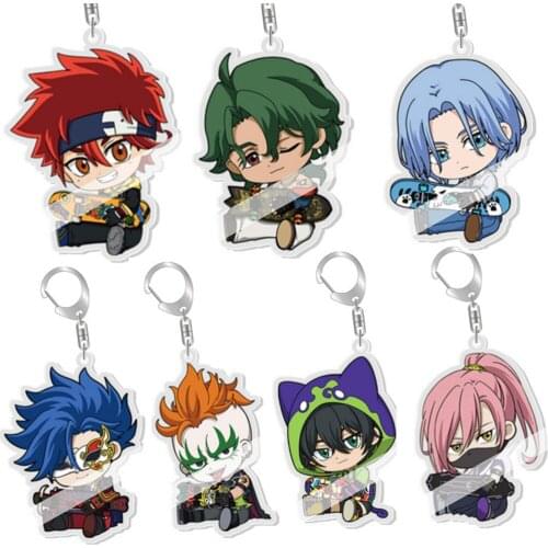 5-10pcs SK8 the Infinity Reki Kyan Langa Hasegawa Keychain toys Acrylic KeyChain Pendant Key Ring Bags Charm keyhold Gifts