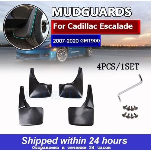 Mudflaps Splash Guards Mud Flap Car Mud Flaps For Cadillac Escalade 2007 - 2014 GMT900 Mudguards Fender 2008 2009 2010 2011 2012