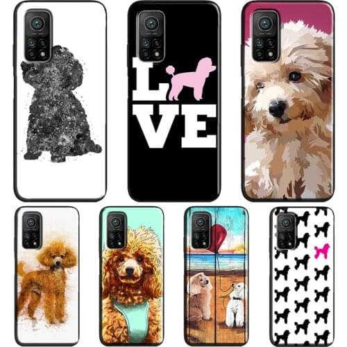 Cure Cartoon Poodle For Xiaomi Mi 10T 9T Pro 9 10 Lite Mi 11 Lite Ultra Case For POCO X3 Pro M3 F1 F2 F3 Cover