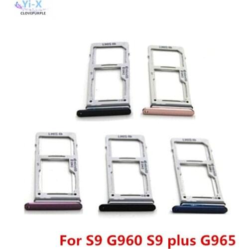 Dual SIM Card Tray Holder For Samsung Galaxy S9 G960 S9 plus G965