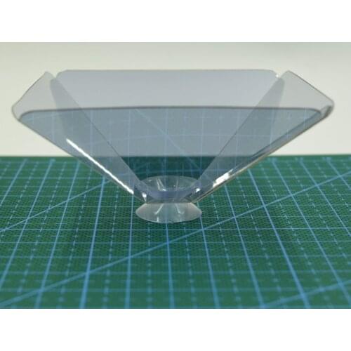 1 PC 3D Hologram Display Type and Indoor Application Pyramid Hologram Display Hologram Pyramid Luxury Showcase