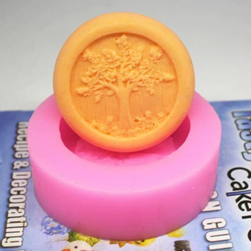 C448 soap mold/handmade soap mold/silicone mold/soap die/silica gel soap die rich tree