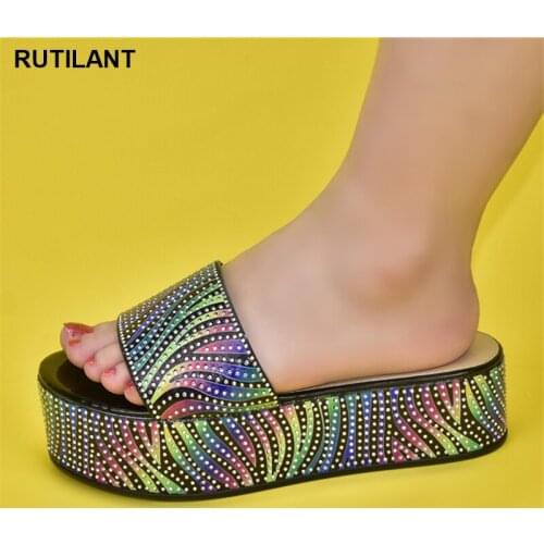 Italian Women Wedding Shoes Decorated with Rhinestone Ladies Shoes and Sandals 2021 Women Shoes Wedding Shoes for Women Bride