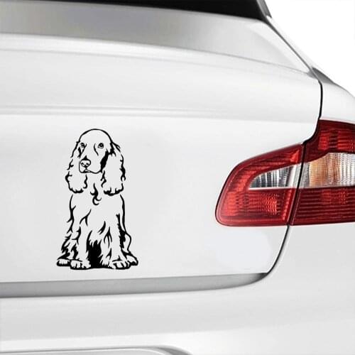 Cocker Spaniel Dog Creative Vinyl Decal Decoration 15x8.7cm