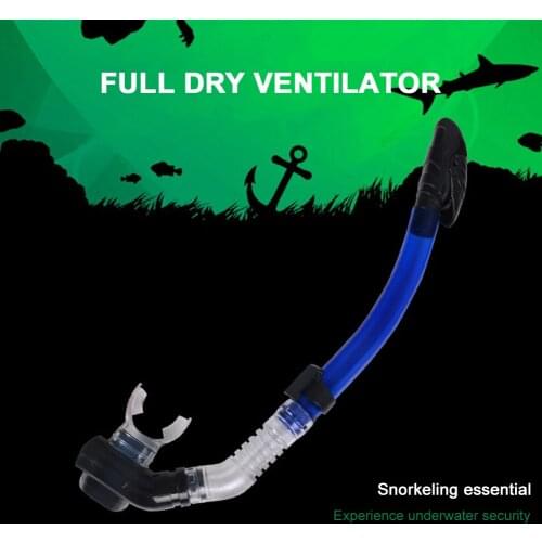 Dry Snorkel Dive Mask Diving Snorkel for Scuba Diving Swimming Food-Grade Silicone Mouthpiece