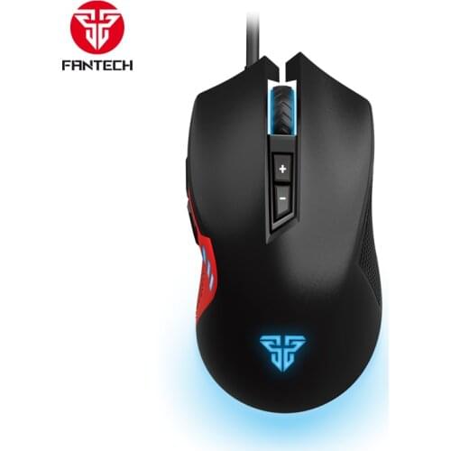 FANTECH X15 Gaming Mouse USB Wired Ergonomic 4800DPI 7 Buttons RGB Mice Programmable For PC Gamer LOL Laptop Mouse