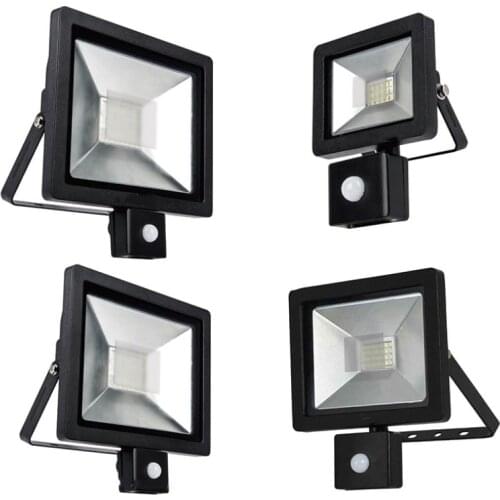 AC85-265 PIR Infrared Human Body Motion Sensor Control Switch LED Flood Light LED Motion Sensor Adjustable