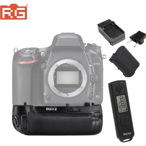 Meike MK-DR750 Battery handle Built-in 2.4g Wireless Control Battery Grip for Nikon D750 AS MB-D16 Wireless Re+EN-EL15 Battery