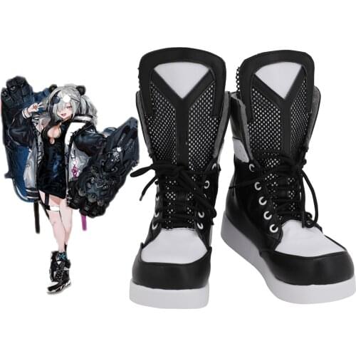 Arknights FEater Cosplay Boots Black Shoes Custom Made Any Size