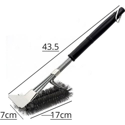 Grill Brush and Scraper, Best BBQ Cleaner, Perfect Tools for All Grill Types, Including Weber, Ideal Barbecue Accessories