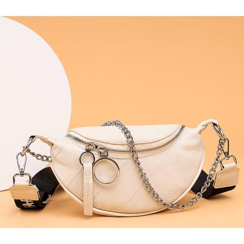 Genuine Leather Shoulder bag New Fashion Chain Womens Handbags Designer Luxury Female Messenger Bag High Quality Women Tote Sac