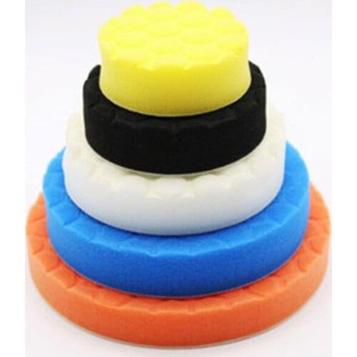 1PC 3inch Hexagonal Polished Sponge Disc Buffing Sponge Polishing Pad Kit Set For Car Polisher Buffer