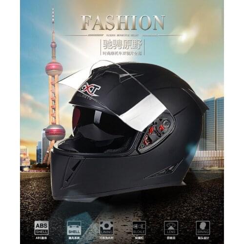 Free shipping in some countries. GXT helmet motorcycle dual lens anti-fog helmet, full helmet
