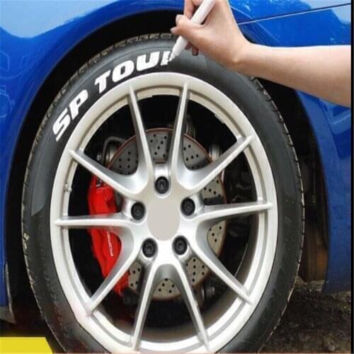 Car tire tread painting graffiti pen for Lada vesta granta priora kalina vaz
