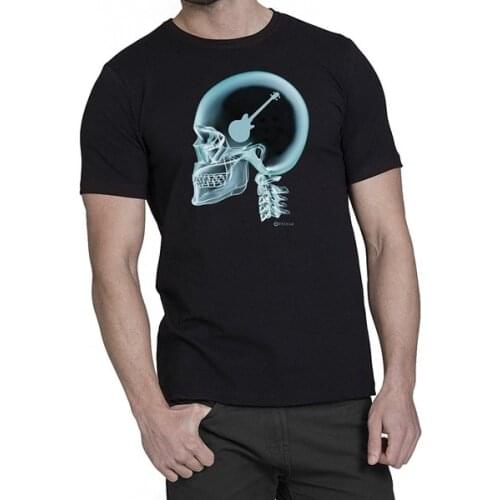 Bass Guitar on The Brain X-Ray Mens Gift T-Shirt Mens Short Sleeve T-shirt