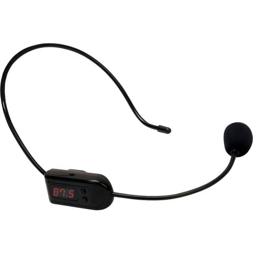 Performance Headset FM Wireless Microphone Headset Megaphone Radio Mic for Loudspeaker