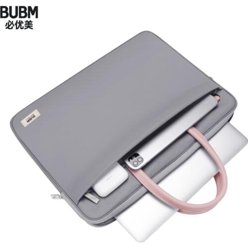 BUBM Notebook Case Sleeve 14/15.6 Inch Laptop Bag Macbook Air HP Lenovo Dell Computer Protective HandBag Travel Briefcase