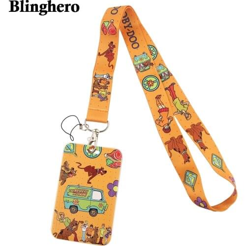 CB424 Funny Animal Dog Movie Lanyard Badge Holder ID Card Lanyards Cell Phone Rope Key Lanyard Neck Straps Keychain Key Ring