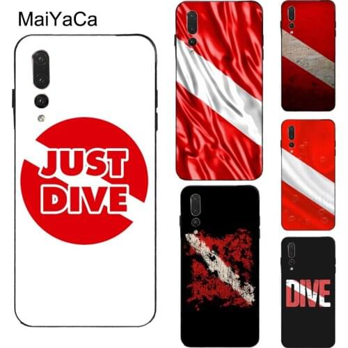 MaiYaCa Scuba Diving Dive Flag Case For Huawei Honor 10i 7A Pro 7C 8A 8C 8S 8X 9X 9 10 Lite 20 Pro Nova 5T Y6 Y9 Y7 2019