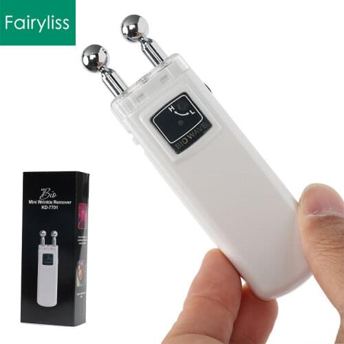 Eyes Massage Mini Microcurrent Wrinkle Dark Circles Puffiness Remove Ultrasonic Gel RF EMS Massager Skin Lifting Beauty Machine