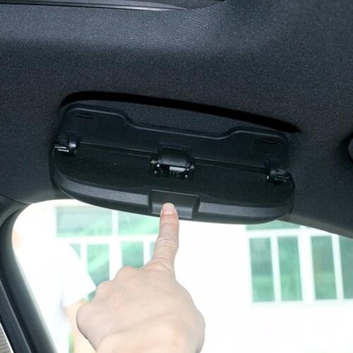 Original Car Styling Sunglasses Storage Box Sunglass Eye Glasses Holder Box Case for Porsche Cayenne2018 2019 Panamera2017 2018