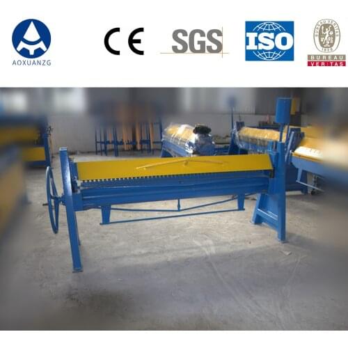 TDF bending folding machine/edge folding machine/manual pres brake for carbon steel/stainless steel/Galvanized sheet
