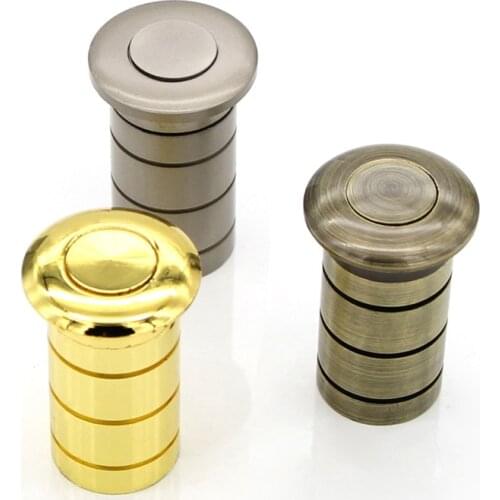 High-quality Door Latch Copper dust protector Sliding Lock Bolt Latch dust-proof tool Hasp Staple Gate Safety Lock