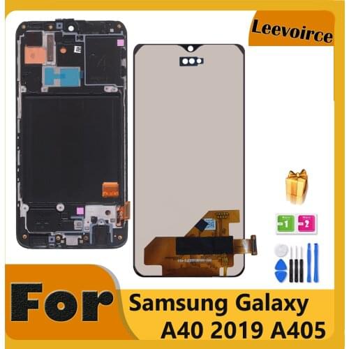 A40 LCD For Samsung Galaxy A40 A405F LCD Display Touch Screen Digitizer INCELL Screen Assembly For Samsung A405F A405FN A405FM