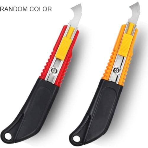 1pcs Acrylic Plastic Sheet Perspex Cutter Hook Hook Knife Blades Cutting DIY Repair Hand Tool with 10pcs Spare Blade