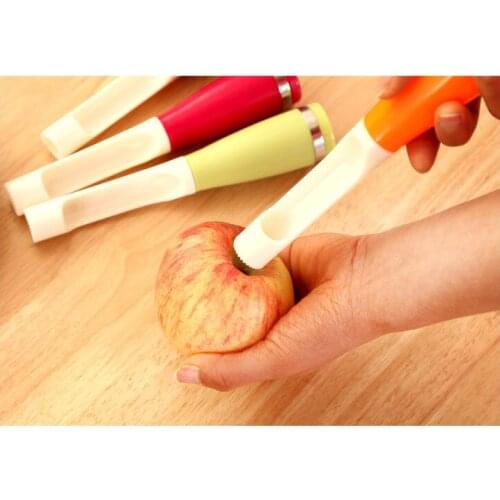 1PC Apple Corer Cutter Fruit Vegetable Tools Kitchen Gadgets Creative Seeder Utensilios De Cocina Cuisine Sembradoras OK 0287
