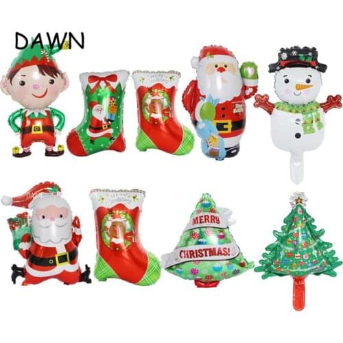 1pc Merry Christmas Balloons Santa Clause Snowman New Year Christmas Balloons Party Decoration Home Xmas Party Decor
