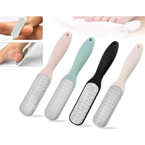 10pcs/lot Foot Files Callus Remover Stainless Steel Feet Rasp Dual Sided Professional Pedicure Tools Premium Scrubber