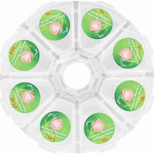 100pcs Ingrown Toenail Correction Sticker IngrowingOrthopedic Nail Shape Correction Patch Nail Correction Patch Foot Care Tool