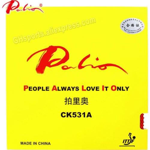 2x PALIO CK531A Pips-long (Topsheet OX without Sponge) Table Tennis Rubber LONG PIPS Palio Ping Pong Rubber