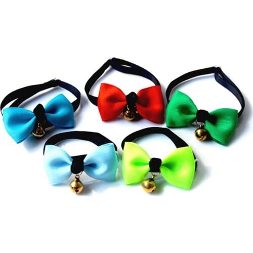 200pcs/lot Pet Cat Dog Bow Tie Bowtie Collars Neck Accessory Necklace Collar Puppy Pet Bowtie Pets Dogs Cats Accessories