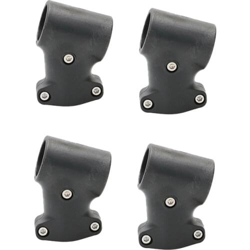 4PCS 20mm to Nylon Tripod Connector Carbon Fiber Pipe 20 Degree Oblique Tee Joint Parts for RC Plant Agriculture UAV Drone