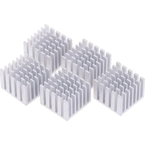 5Pcs 20x20x15/10mm Cooling Accessories DIY Heatsink CPU GPU Chip Aluminum Heatsink