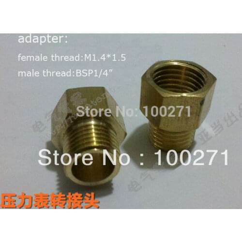 Adapter for tube,Female thread M1.4*1.5 change BSP 1/4"